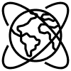 International Opportunities Global student network and exchange icon