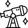 Explore Your Future Telescope icon symbolizing exploration and future goals